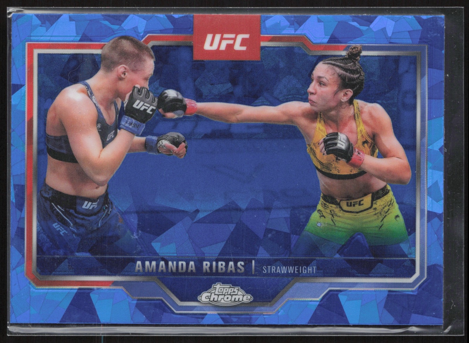 2025 Topps UFC Chrome Sapphire Amanda Ribas #184