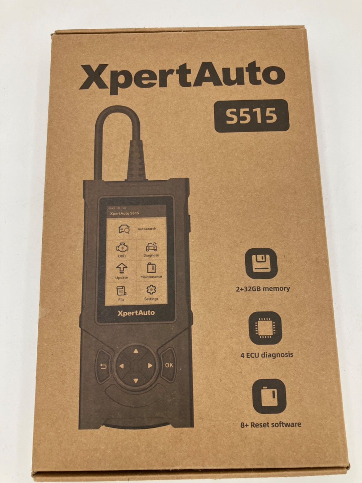 XpertAuto S515 Scanner Diagnostic Tool Car Check Engine Light Code Reader