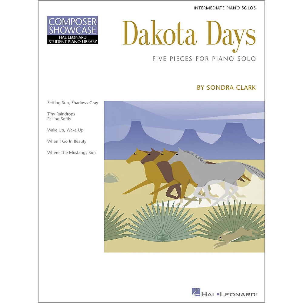 Hal Leonard Dakota Days Five Pieces For Piano Solo Intermediate Level Composer