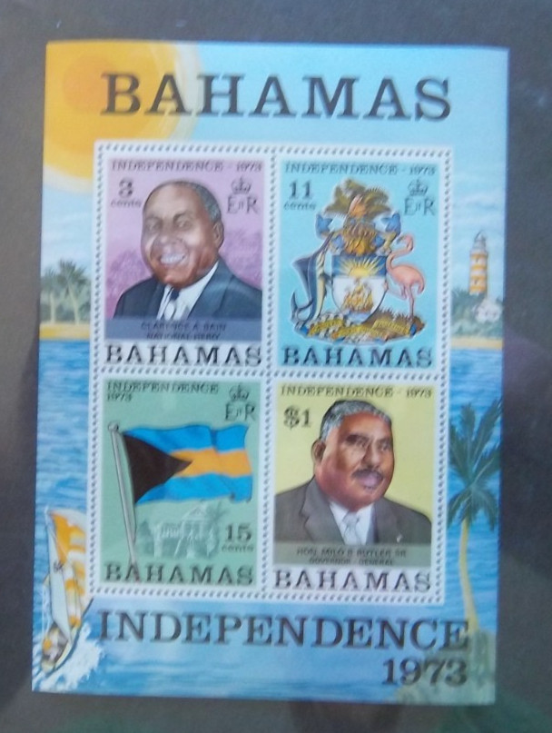 Bahamas Sc 351a Souvenir Sheet - Independence 1973 - MNH