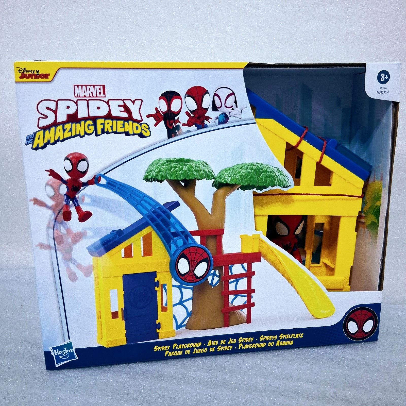 Marvel Spidey Amazing Friends Playground Playset Hasbro Disney Junior Toy NEW