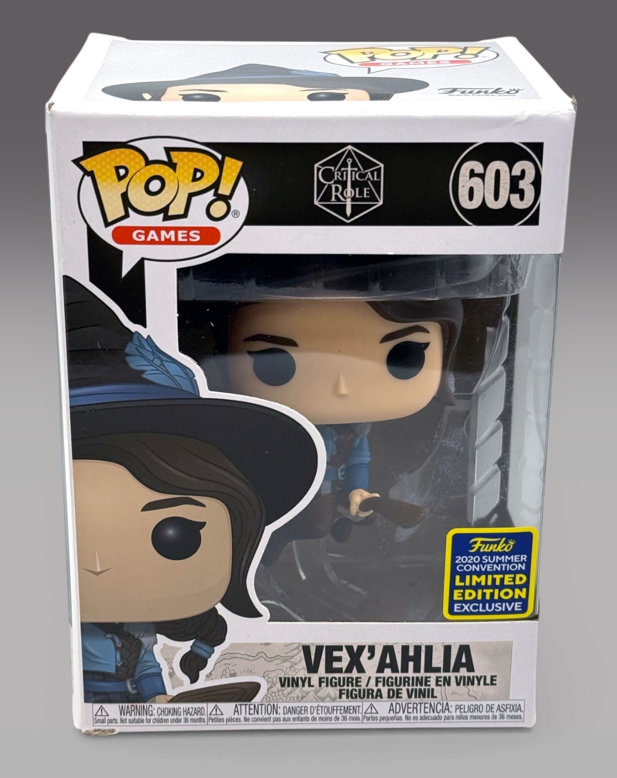 Funko POP! Games: Critical Role - Vex'Ahlia #603 (2020 Summer Convention Excl.)