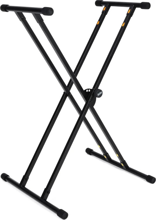 On-Stage KS8191 Double-X Bullet Nose Keyboard Stand