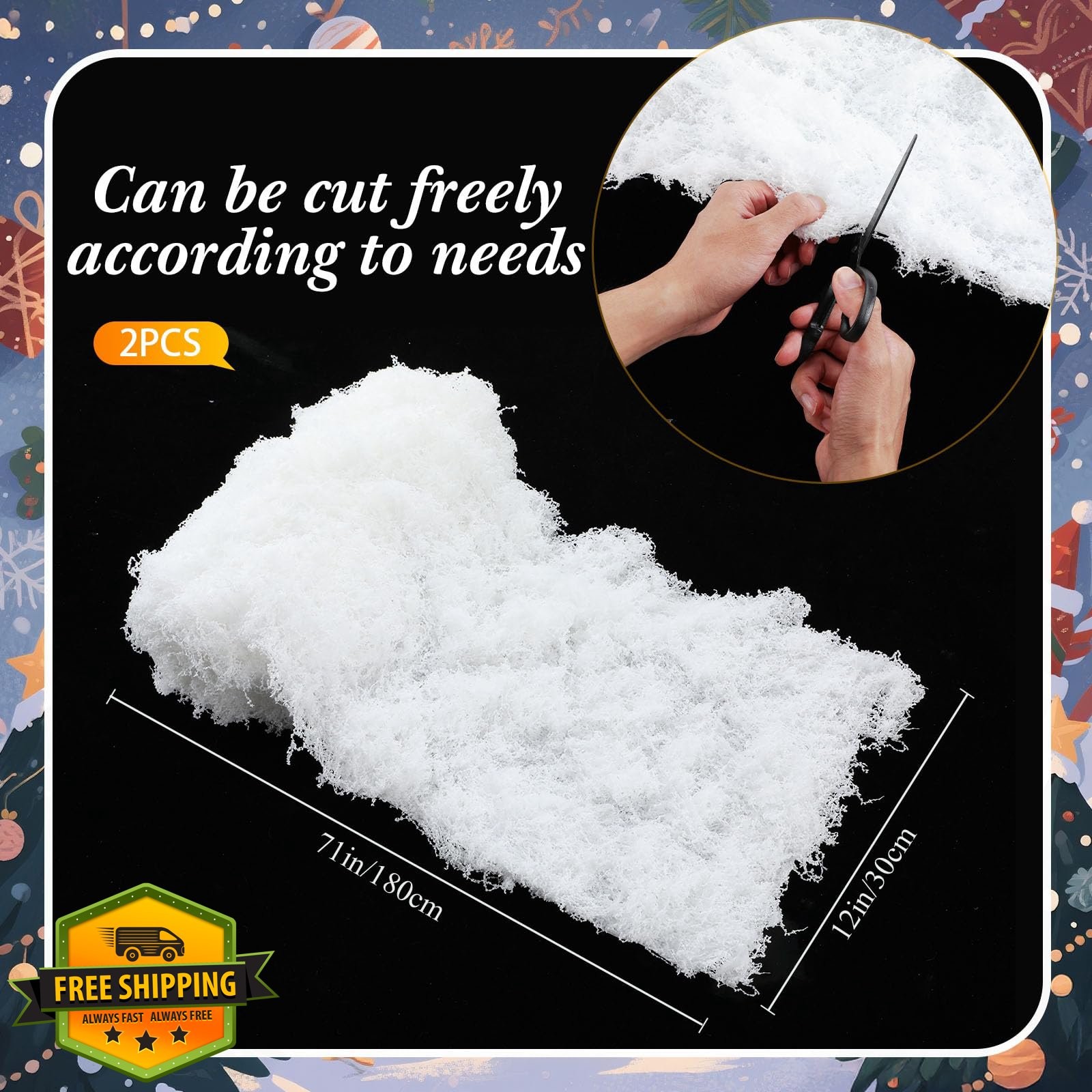 Zeyune 2pcs Fake Moss Table Runner 12"x71" Artificial Carpet Garden