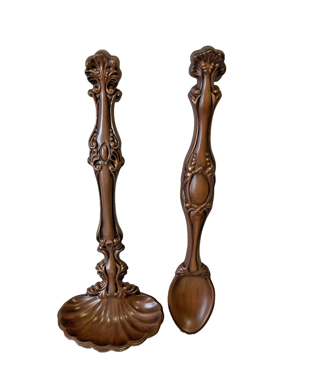 Vintage 70's Ceramic Arnels Styled Spoon And Ladle Wall Decor