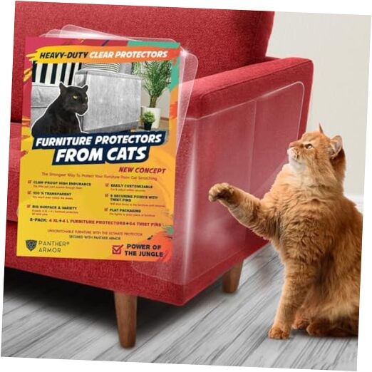  Furniture Protector, 8-Pack, Heavy 8 Sheets Gloss (1-Side Furniture Protector)