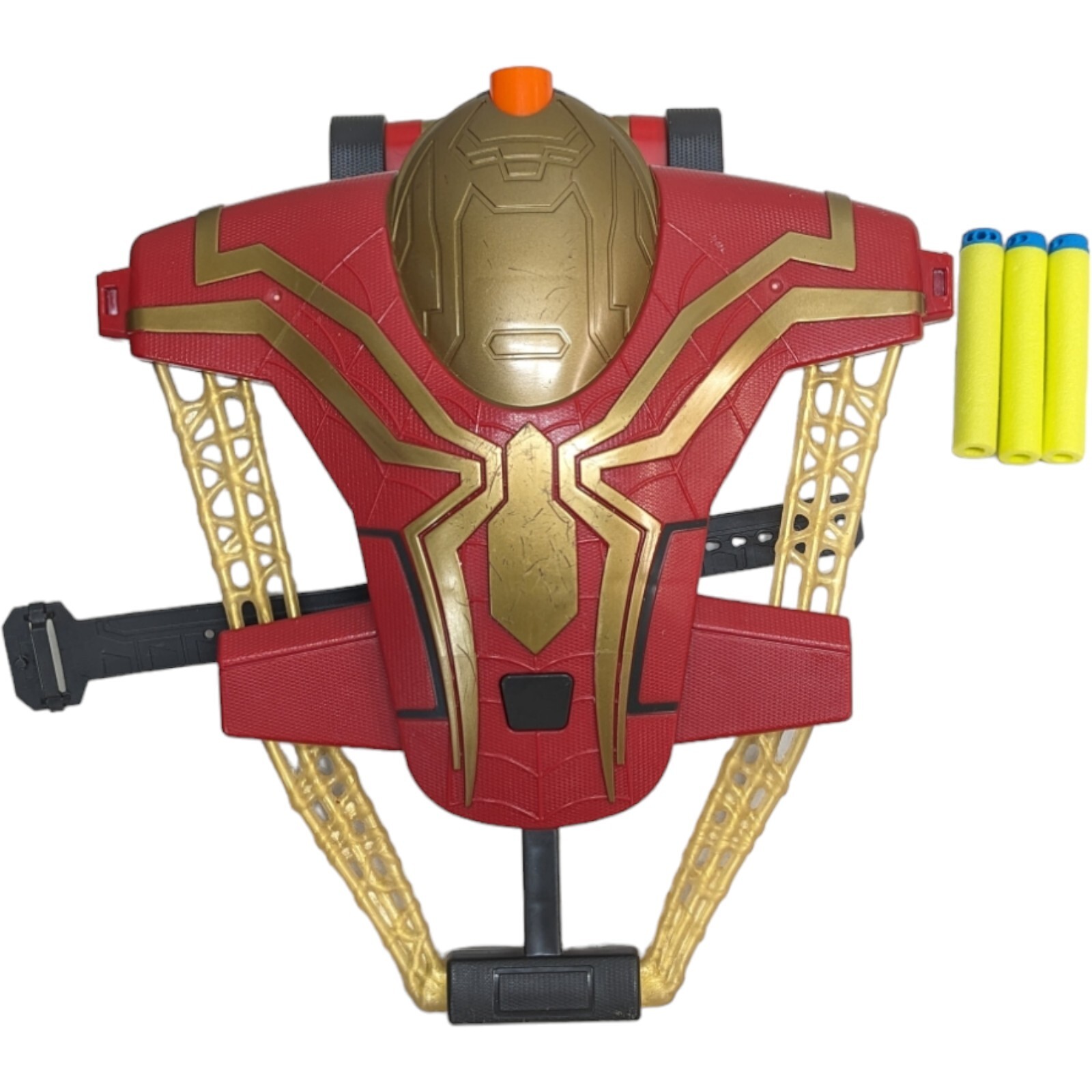 NERF Marvel Studios Spider-Man Web Bolt Blaster Soft Dart Launcher Hasbro Toy