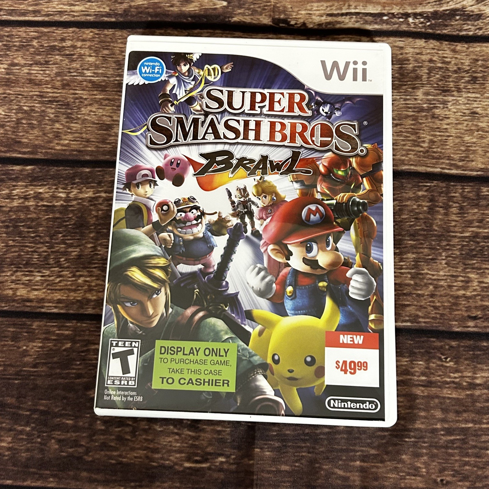 Super Smash Bros. Brawl | Wii, 2008 | Case  Only ***(NO GAME DISC or Manual)***
