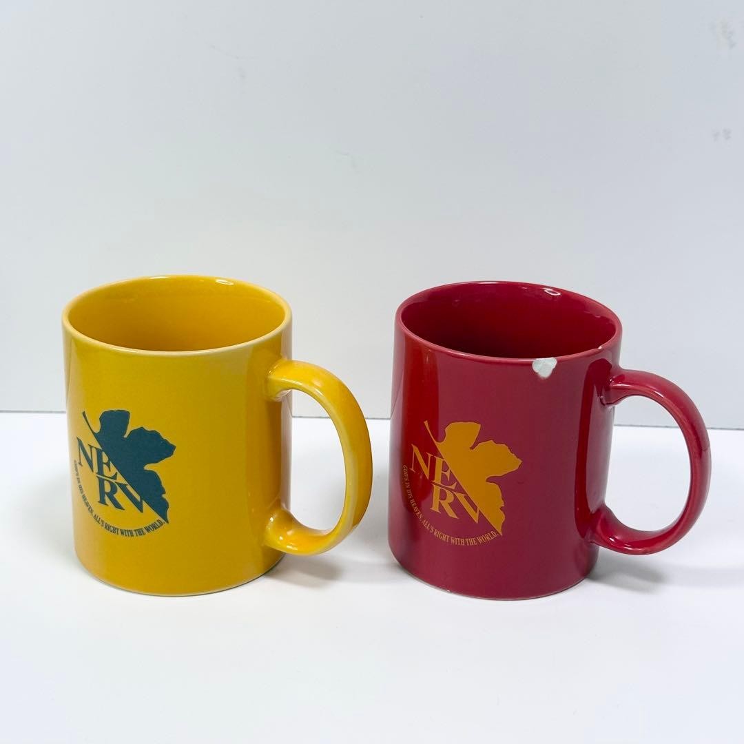 Evangelion NERV Logo Mug Asuka Rei Shinji Kaworu Official Anime Character Cup