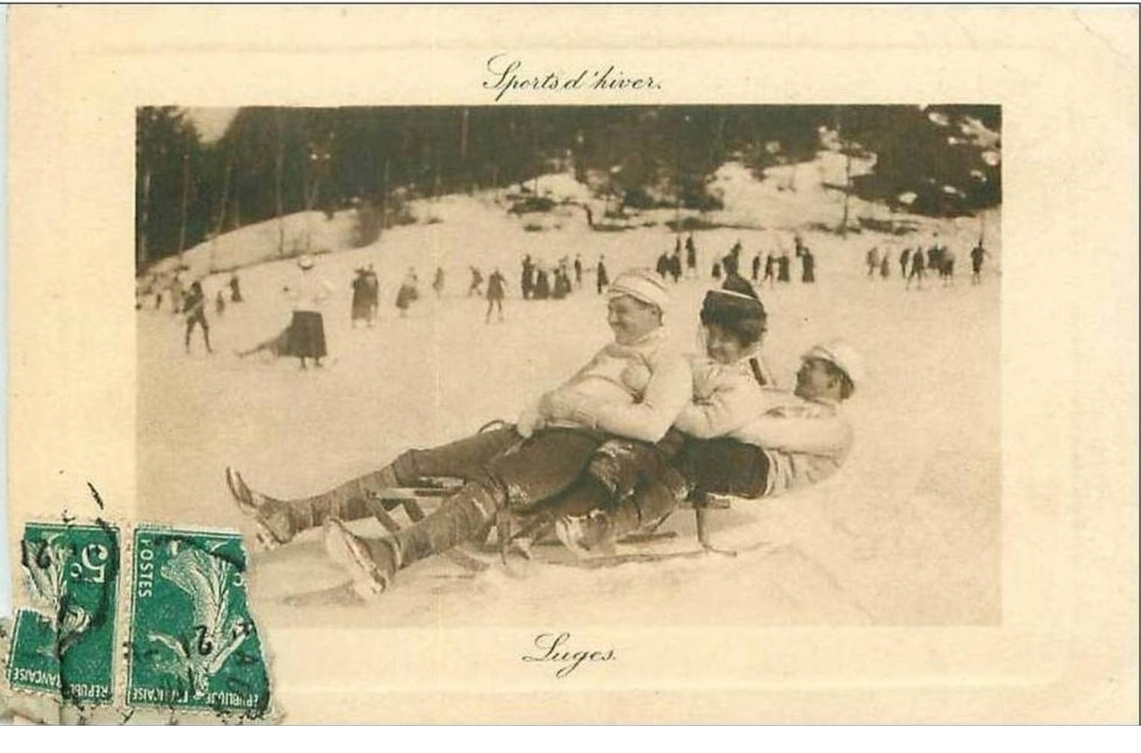 Winter Sports. Sleds