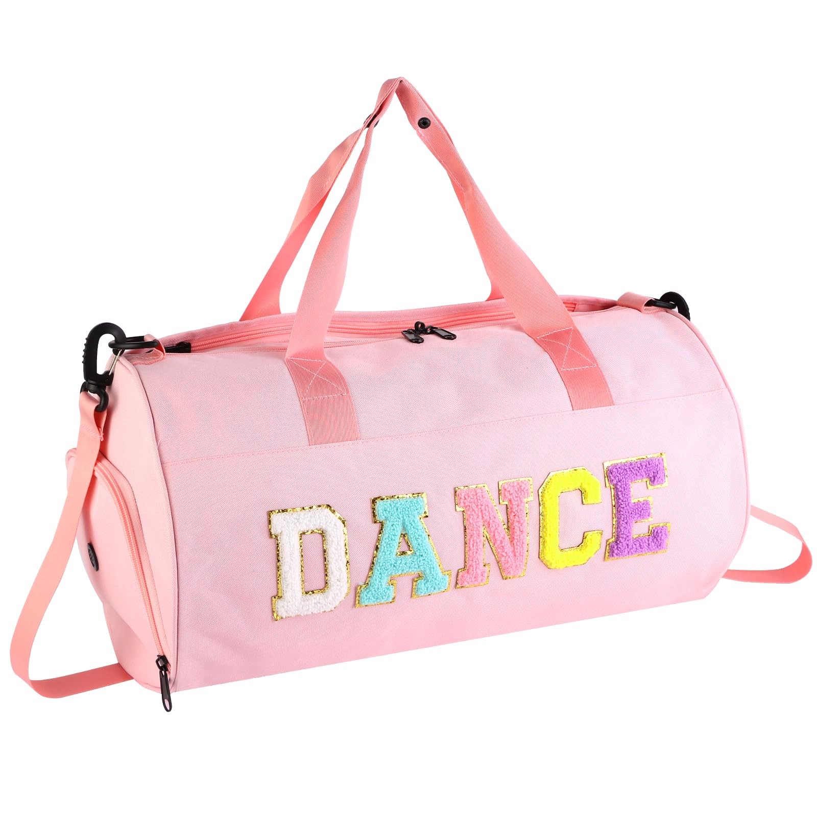 Pink Dance Ballet Bag Women Big Size Sport Gym Duffle Dancers Student Athletes