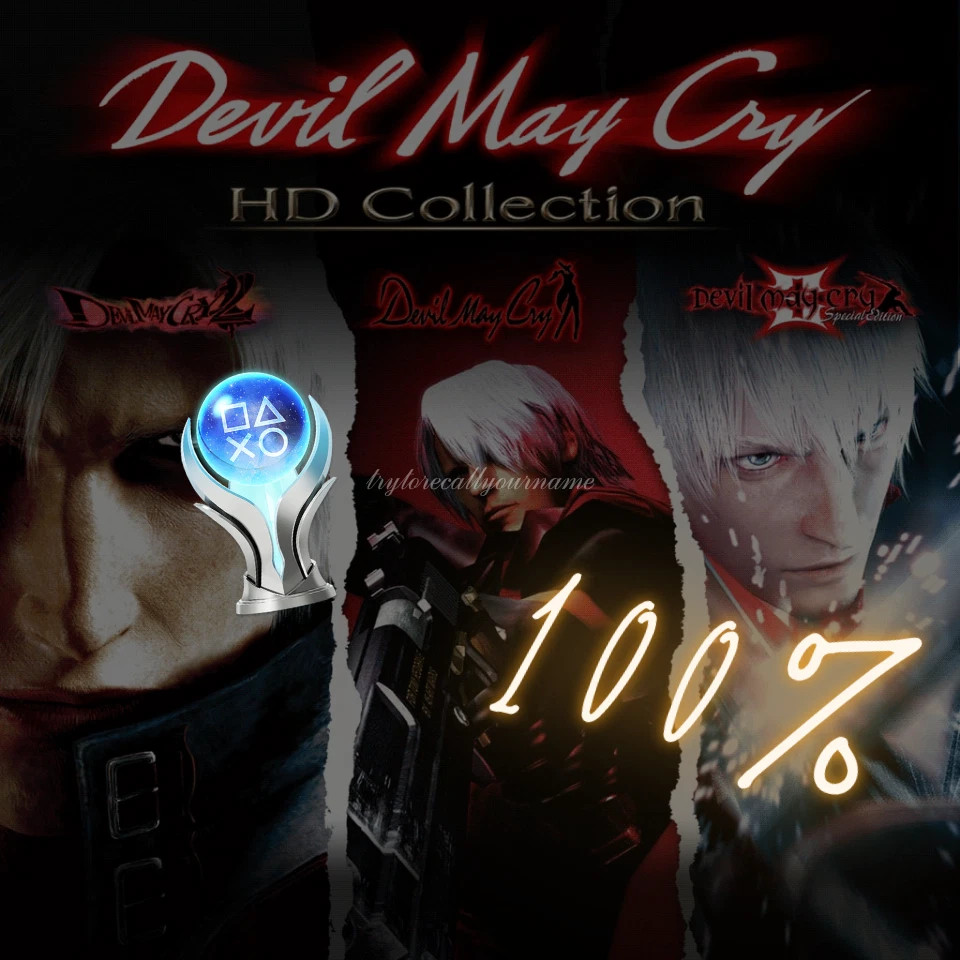 PS3 VER. DEVIL MAY CRY HD COLLECTION Platinum Trophy Service LEGIT SAFE FAST