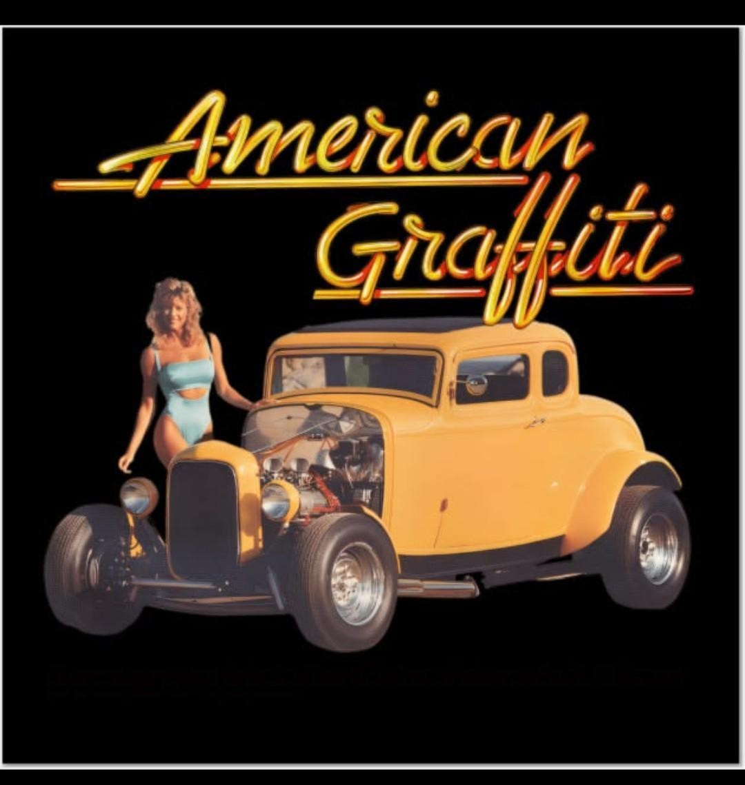 AMERICAN GRAFFITI   POSTER   11 X 11 IN.