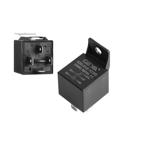 2PCS Car Relays 12V 30/40AMP 5 Pin Multi-Purpose Relay Heavy Duty Pack of 2