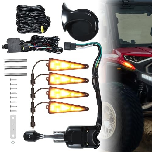 Universal UTV Turn Signal Kit with 110dB Horn, Plug and Play, Turn Signal Kit-1