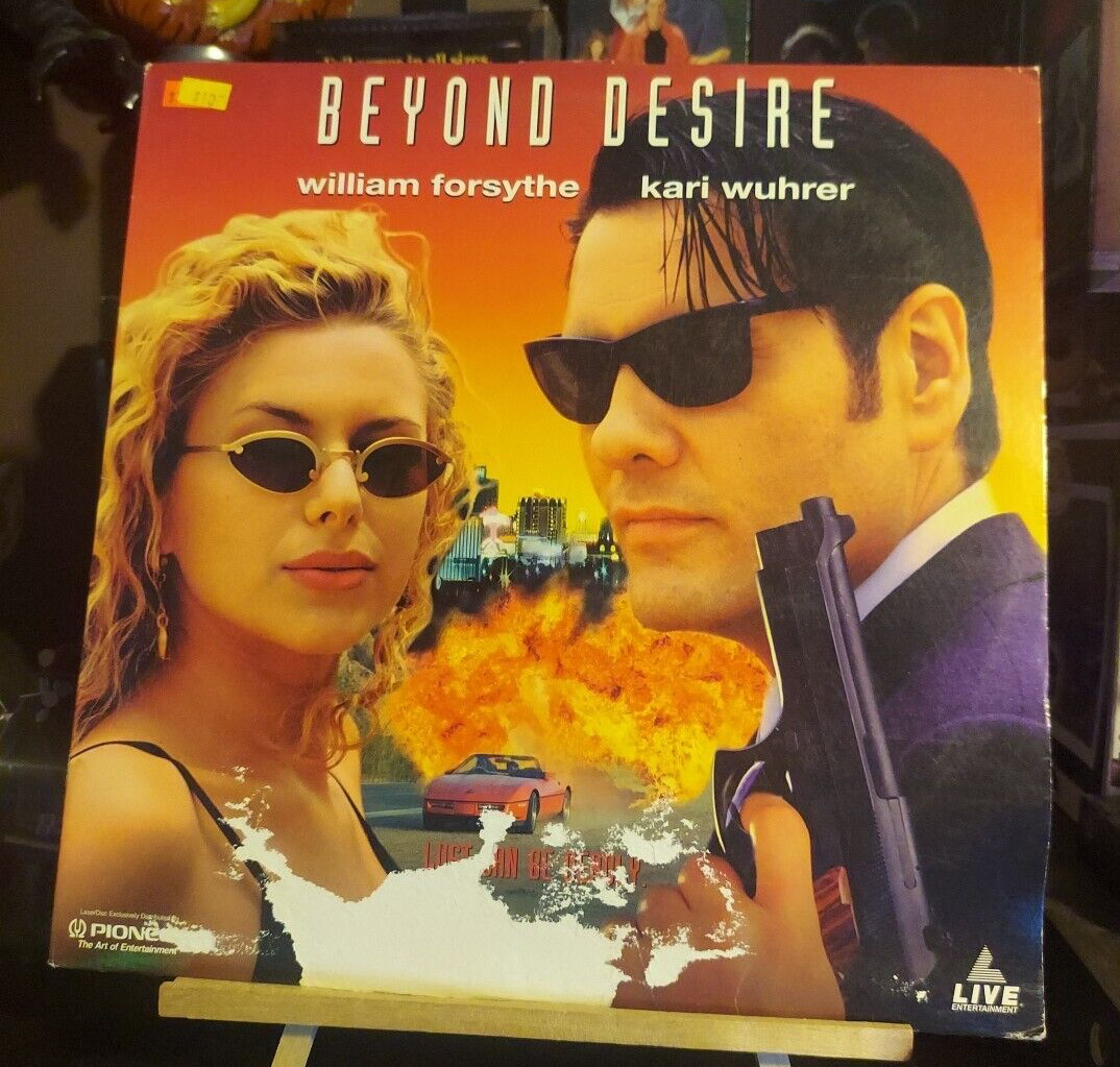 BEYOND DESIRE Laserdisc LD  Very rare WILLIAM FORSYTHE Kari Wuhrer nude Sliders