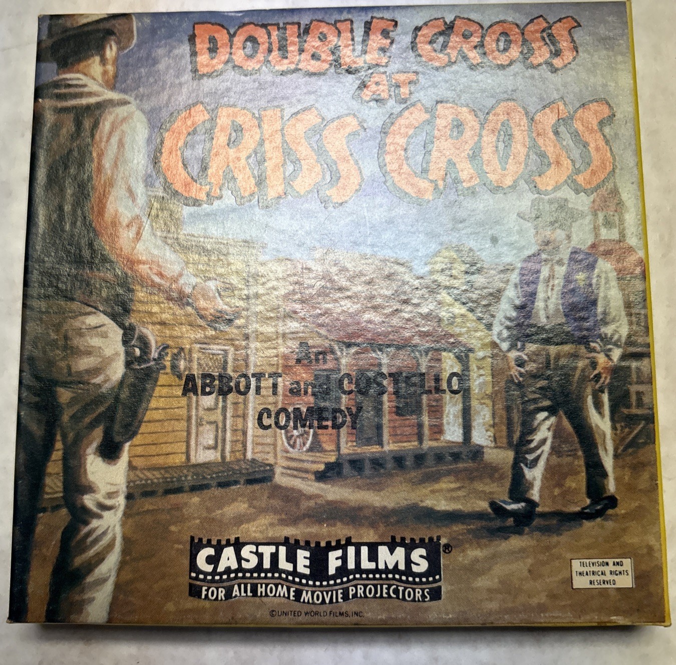 Abbott & Costello Comedy Double Cross at Criss Cross 8 MM Castle Films #854 Comp