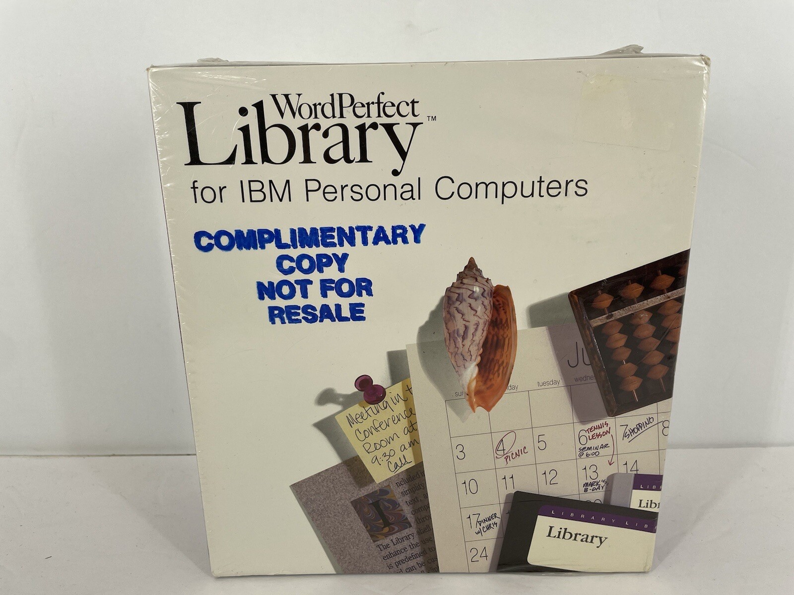 VTG Word Perfect  2.0 IBM Personal Computers Floppy Disk Software Sealed