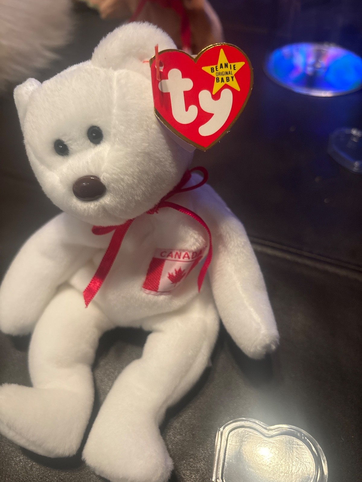 Ty Beanie Babies Maple the Bear Canada 1996 Retired Plush with Tag