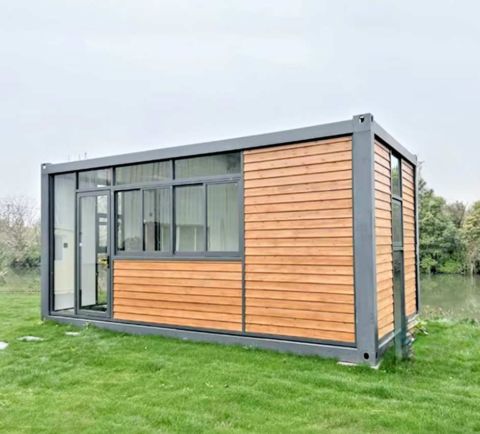 20FT Container House Pod, Custom Prefab Portable Outdoor Living Backyard Office