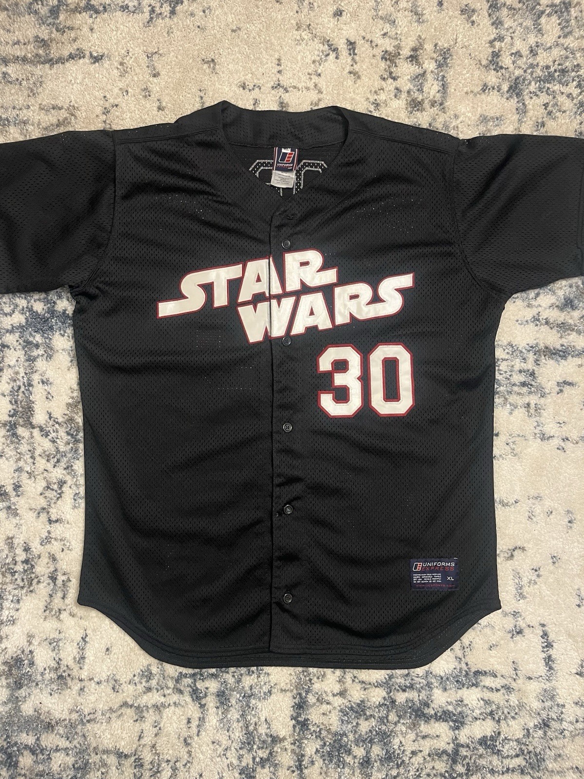 Hasbro STAR WARS staff shirt jersey 2007 30th Anniversary sz XL  Comic Con Maul