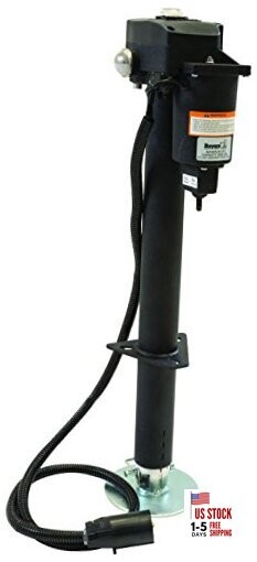 Buyers Products 0093500 12 Volt Electric Trailer Jack, 3500 lb Power Tongue 