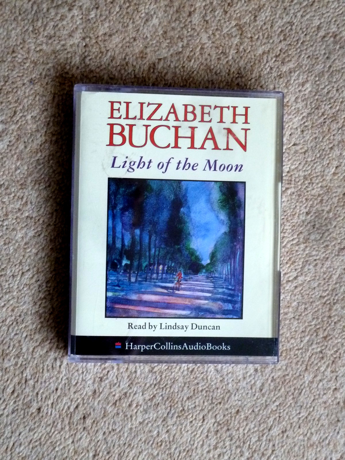 ELIZABETH BUCHAN - LIGHT OF THE MOON  - AUDIO BOOKS -  ( 2 CASSETTES )