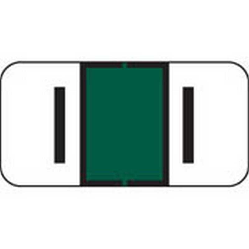 Jeter Compatible "I" Labels, Polylaminated Stock, 3/4 " X 1-1/2" Individual