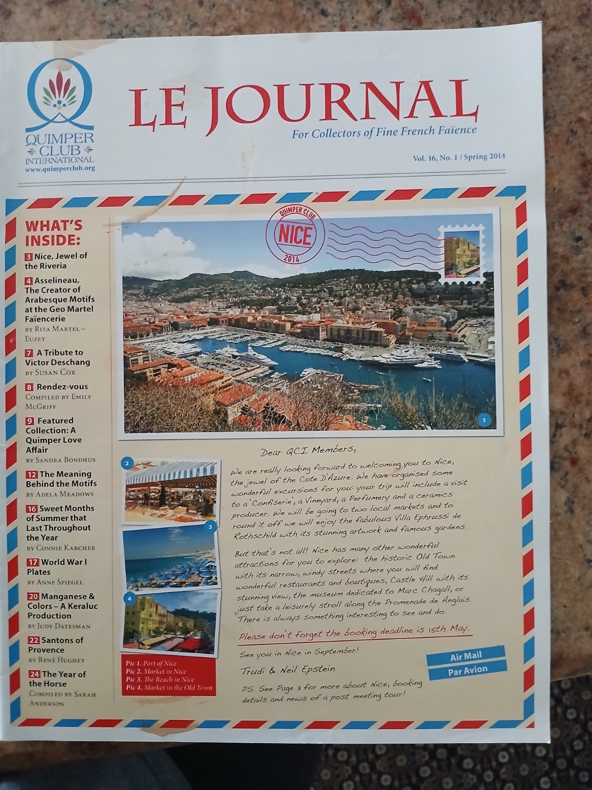 Quimper Pottery Faience No. 1