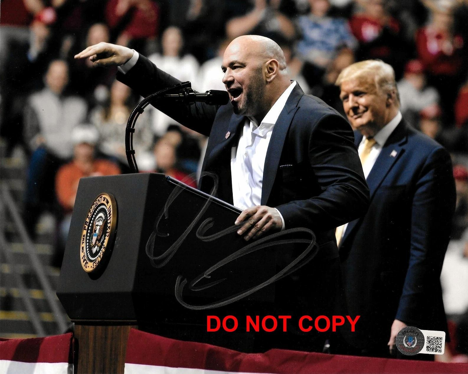 Dana White UFC PRESIDENT Signed Autographed REPRINT 8x10 Photo RP