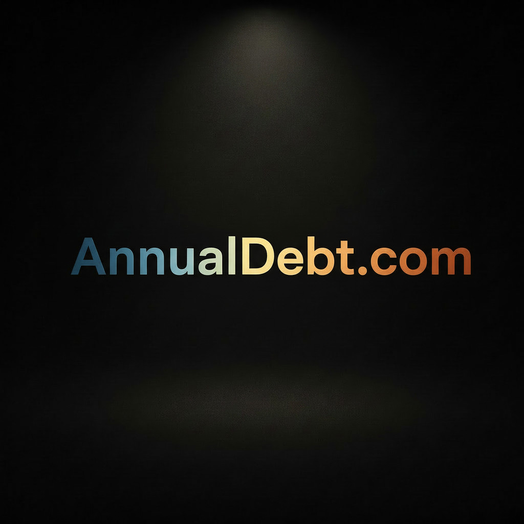 AnnualDebt.com - Premium 2-Word .COM Domain Name Debt Finance Budget Tracking