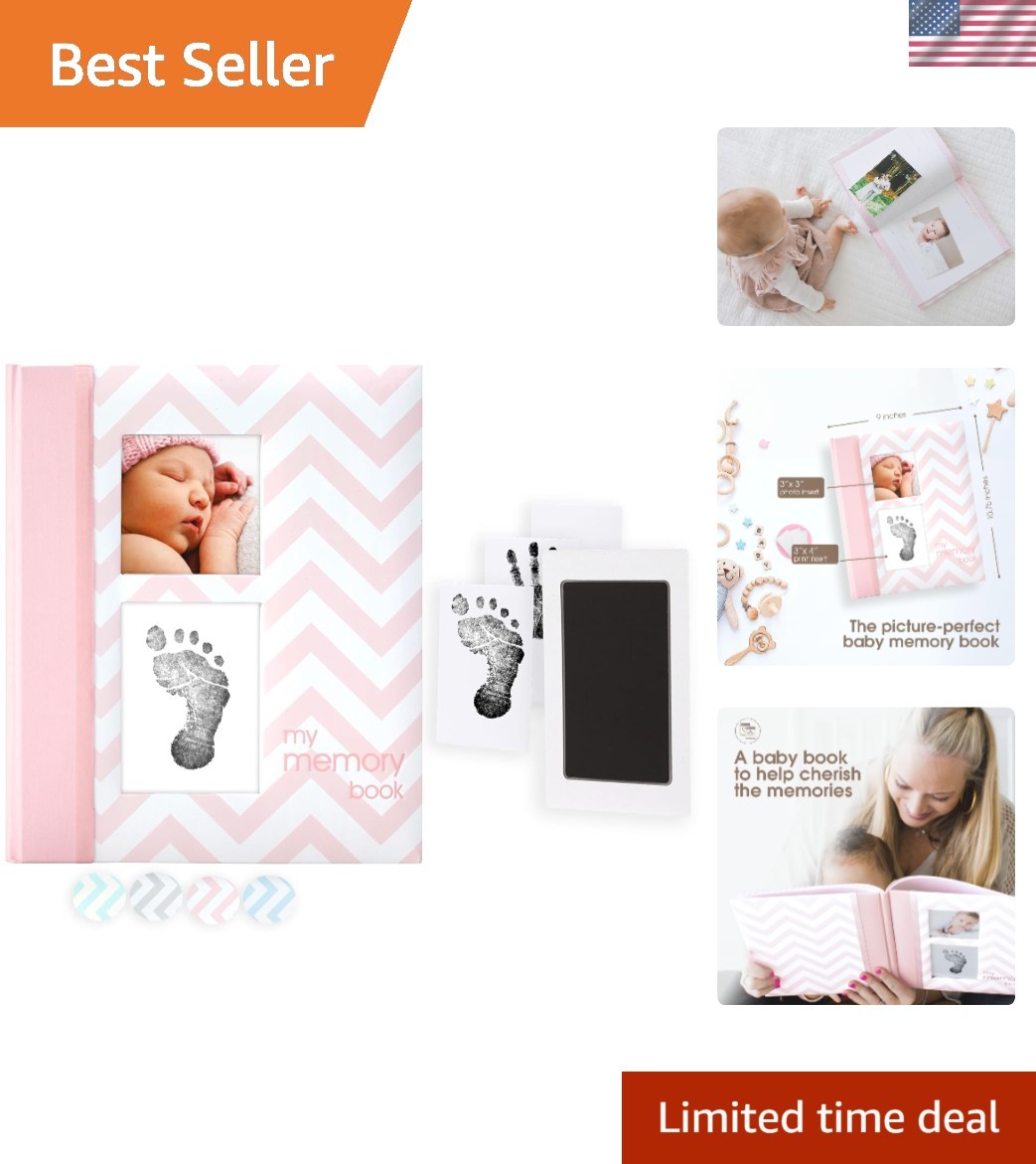 Baby Memory Book, First 5  Baby Milestone Book, Pregnancy Journal, Gender Neu...