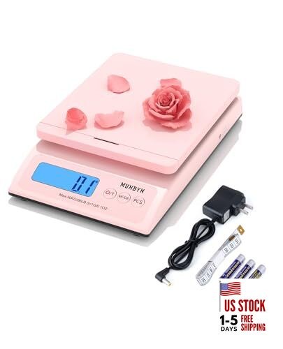  Shipping Scale, Accurate 66lb/0.1oz Postal Scale with Sweet Style, Pink