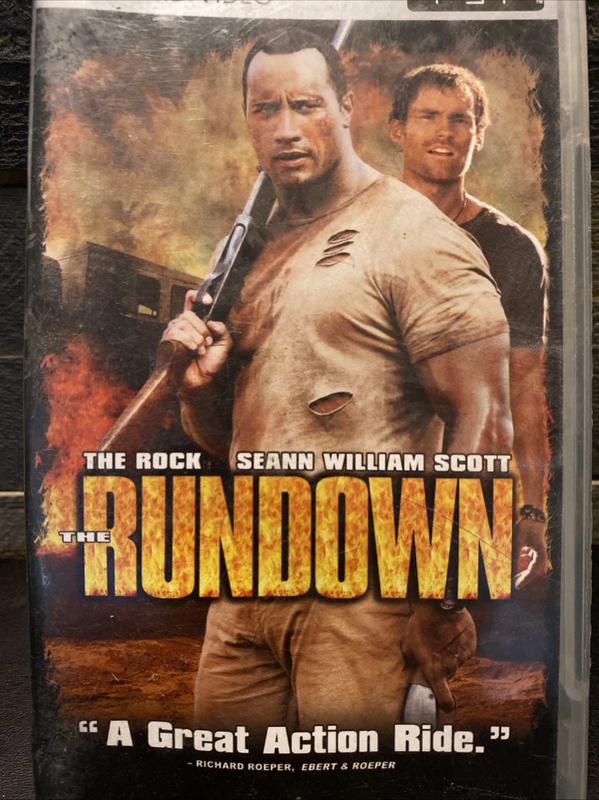 Rundown With The Rock UMD Movie for Sony PSP With Case No Booklet Rated PG-13
