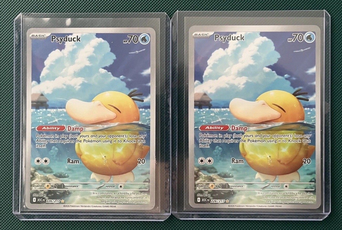 Psyduck x2 Illustration Rare Ascended Heroes 226/217