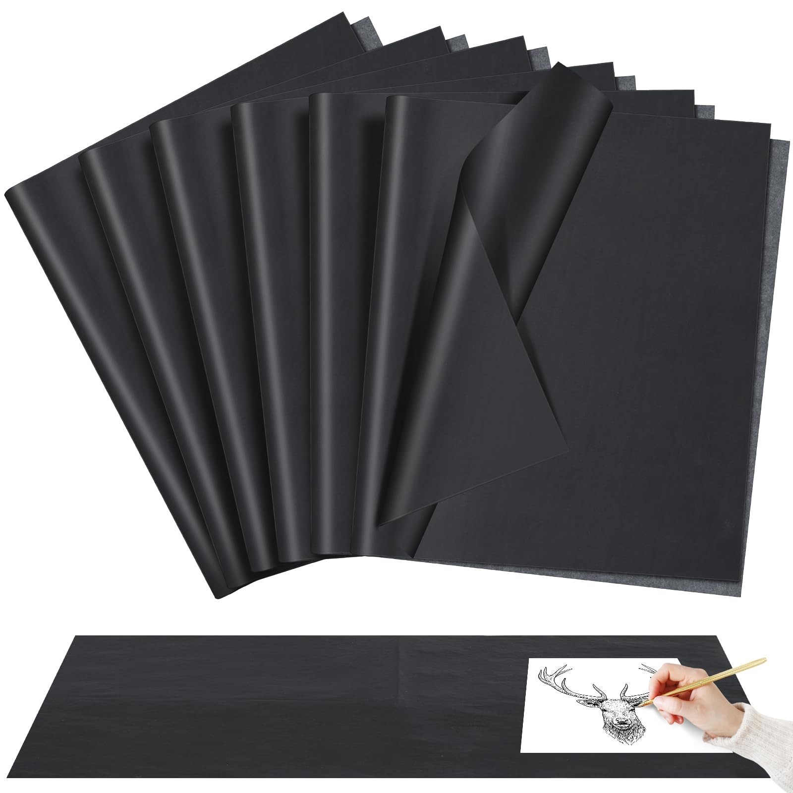 Large Carbon Paper 20 Sheets 20" x 36" for Tracing Transfer