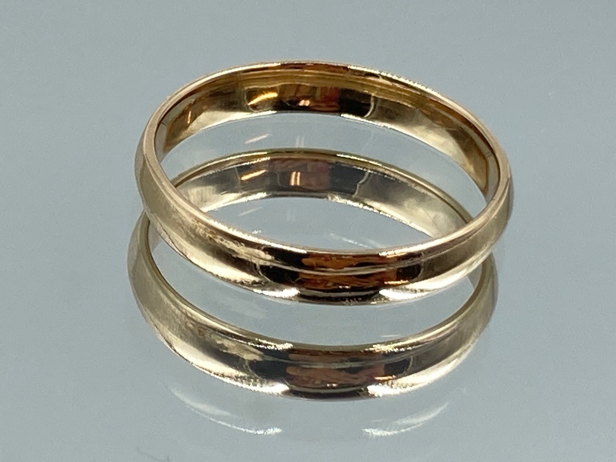 Men's Gold Wedding Band 14K Yellow Gold 4.3g Size: 12 (EL1085125)