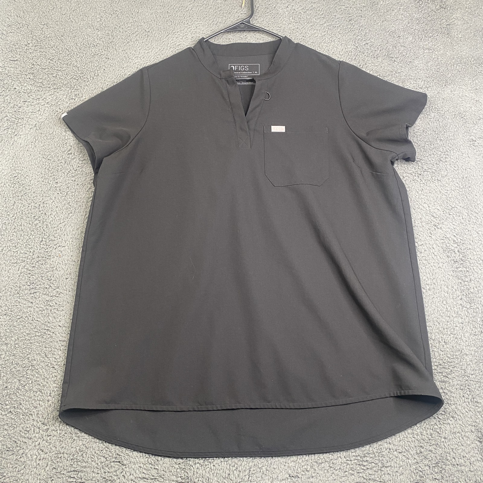 Figs Technical Maternity Scrub Tob Black Size XL w18sw2005