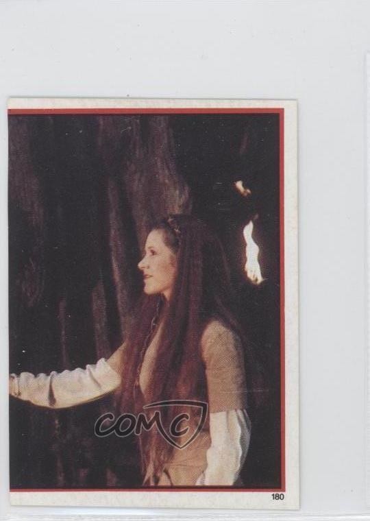 1983 Topps Star Wars: ROTJ Album Stickers Han Solo Princess Leia Organa #180 0b6