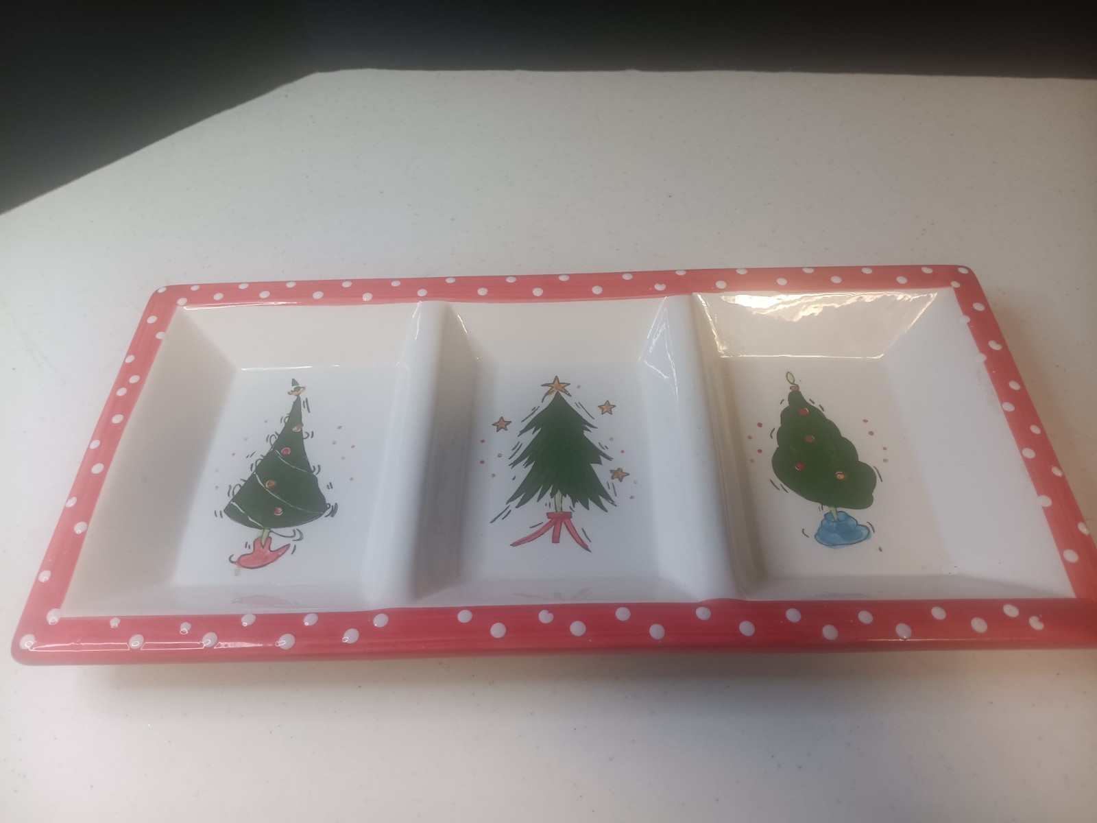 International sterling Company 3 compartment serving tray