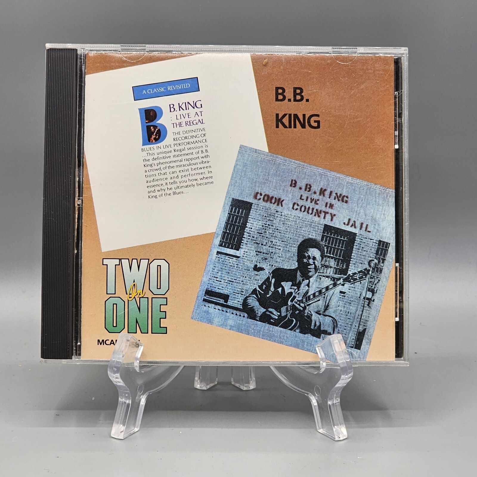 B.B. KING - LIVE AT THE REGAL/LIVE AT COOK COUNTY JAIL 2FER CD 