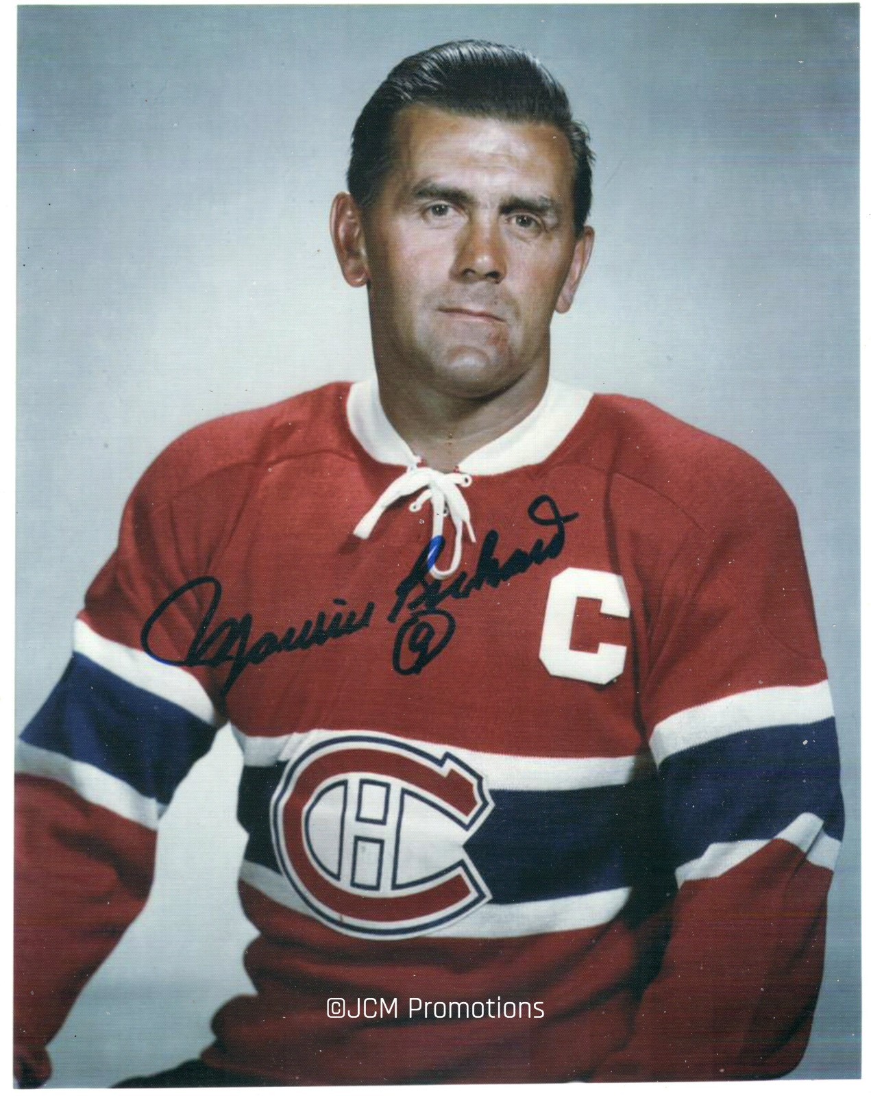 Maurice Richard Montreal Canadiens Signed Autographed 8x10 Photo Reprint