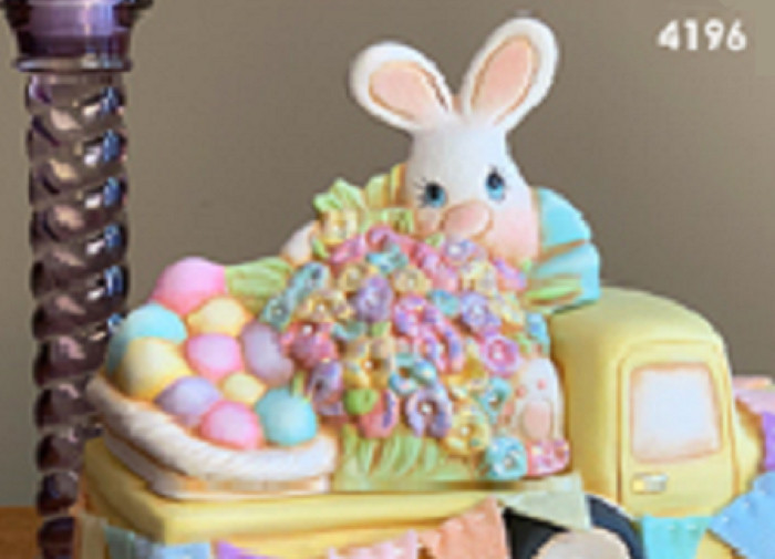 SPECIAL ORDER EASTER BUNNY With EGGS INSERT ~ Ceramic Bisque READY TO PAINT