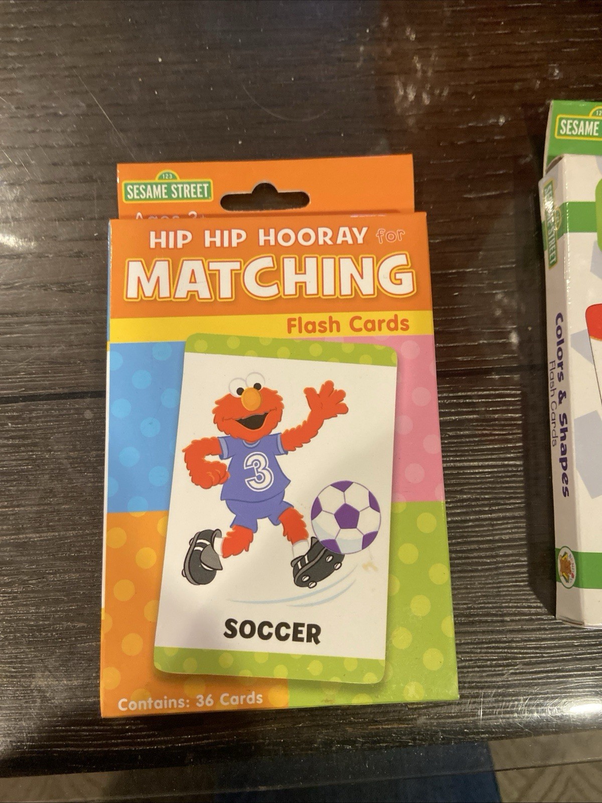 Brand New in Box Sesame Street Flash Cards Hip Hop Matching Elmo School Learning