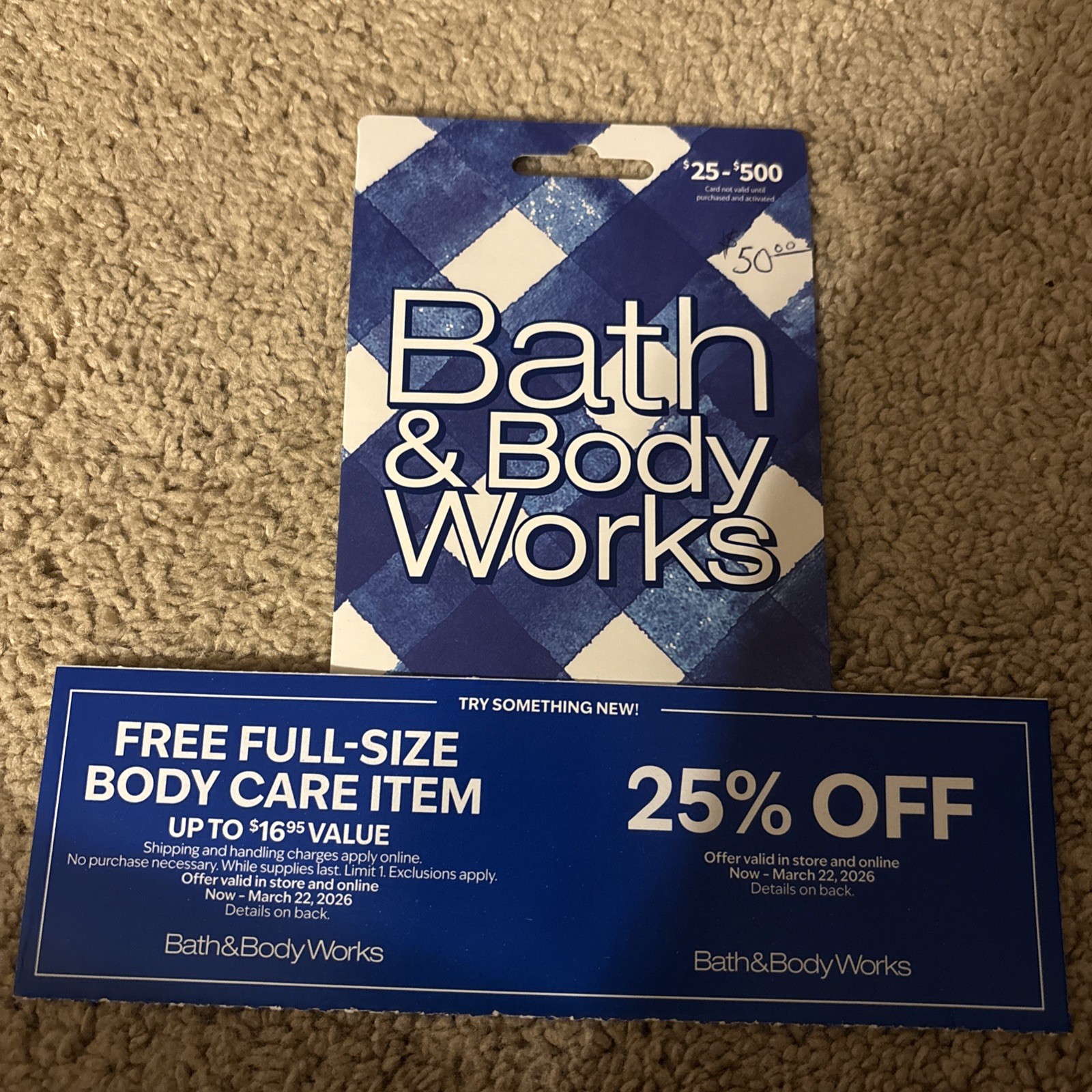 Bath & Body Works $50 Gift Card
