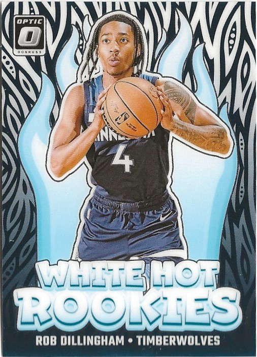 2024-25 Panini Donruss Optic Rob Dillingham White Hot Rookies SP RC