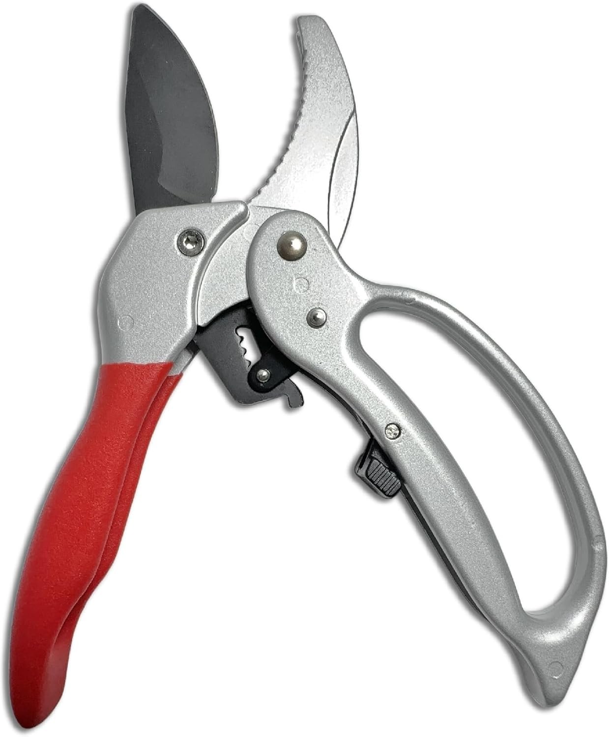 Ratchet Anvil Pruning Shears,Anvil Pruner For Gardening,Hand Pruners for Tree tr