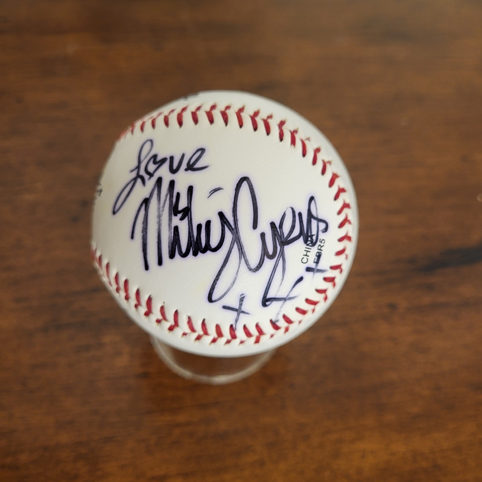 Miley Cyrus Signed MLB Baseball Auto Actress Musician Hannah Montana RARE AUTO