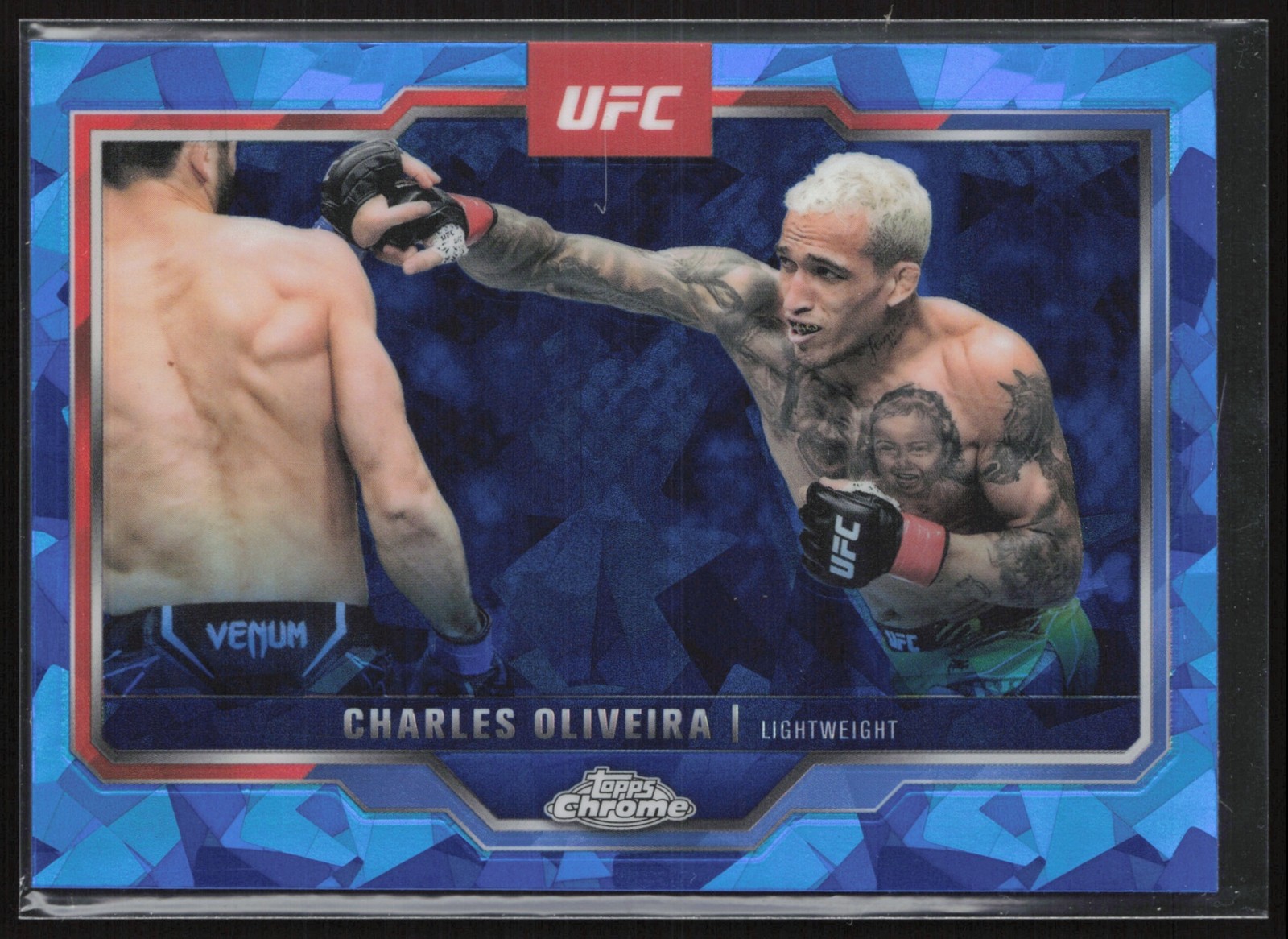 2025 Topps UFC Chrome Sapphire Charles Oliveira #54
