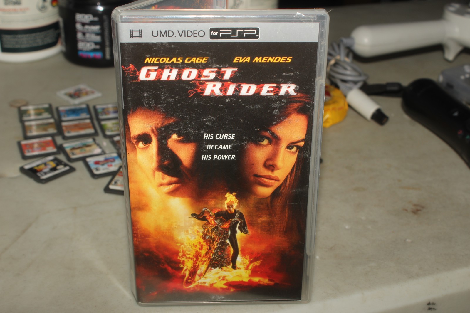 GHOST RIDER Sony PlayStation Portable PSP UMD Marvel Comics Nicolas Cage OOP
